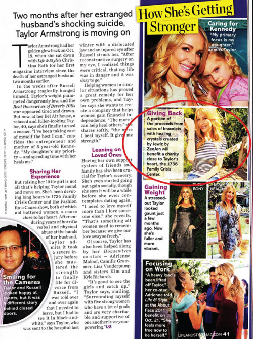 zen jewelz in Life & Style Magazine - real housewives of beverly hills