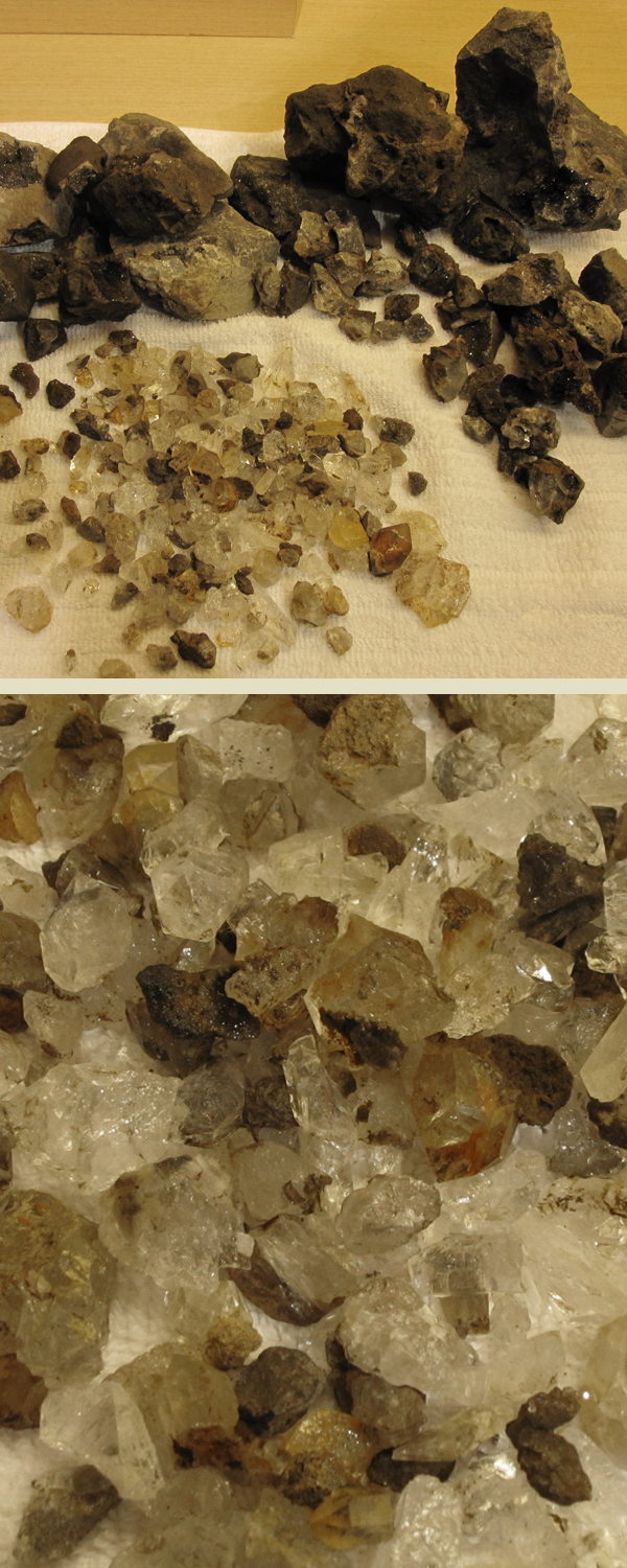 mining for herkimer diamonds with ZenJen