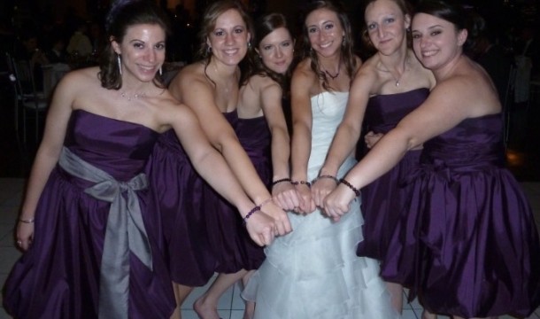 BRIDAL PARTY GIFTS WITH MEANING! zen jewelz by: ZenJen helps to create special memories for these ladies.