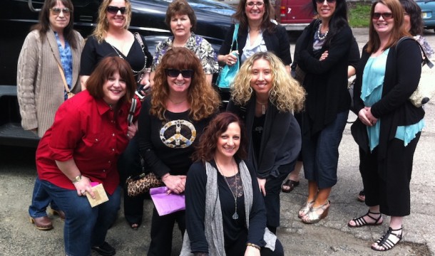 Real Housewives NJ Fans seen here with ZenJen after their shopping spree at zen jewelz!