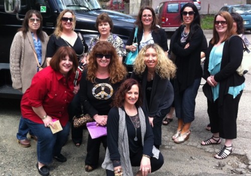 Real Housewives NJ Fans seen here with ZenJen after their shopping spree at zen jewelz!