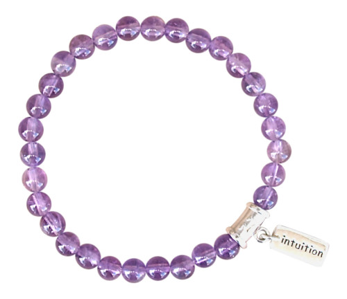 Amethyst Healing Crystal Bracelets for Intuition - zen jewelz