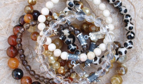 Assorted gemstone bracelets made at zen jewelz