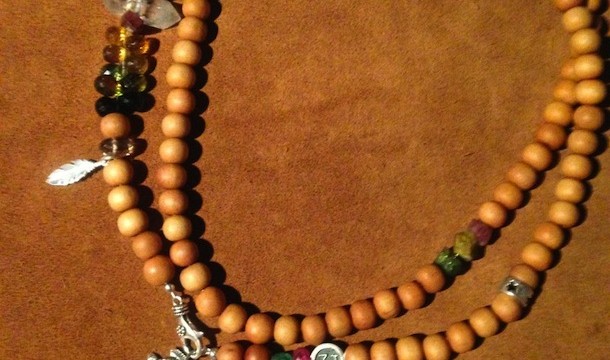 zen jewelz mala necklace- turtle totem