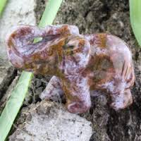 Leopard Skin Jasper elephant - how to find your authentic self