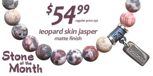 Learn How to Find Your Authentic Self with a Leopard Skin Jasper bracelet by zen jewelz