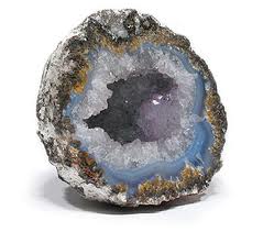 Chalcedony Geode specimen - chalcedony bracelet