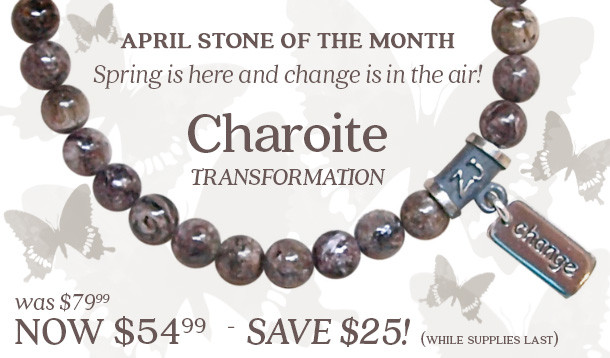Charoite Jewelry - Healing Crystal Bracelet